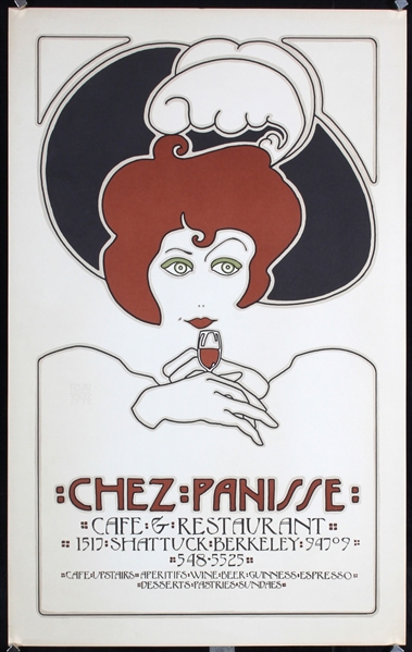 Chez Panisse by David Lance Goines. 1972
