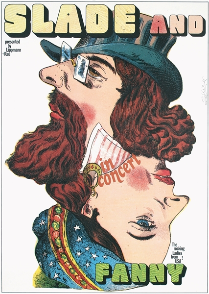Slade and Fanny by Günther Kieser. 1972