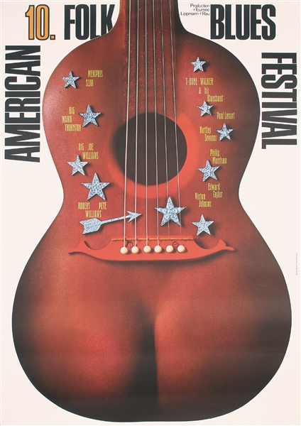 American Folk Blues Festival by Günther Kieser. 1972