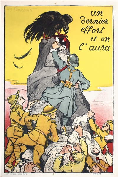 Un dernier effort et on laura by Courboin. 1918