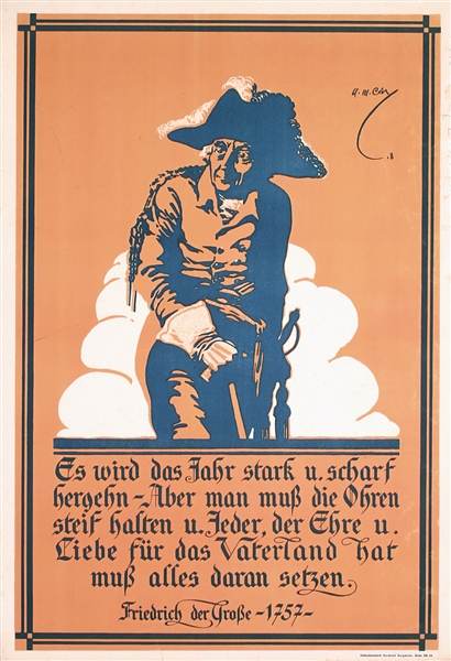 Es wird das Jahr (+1 Poster) by Alexander Cay. 1918