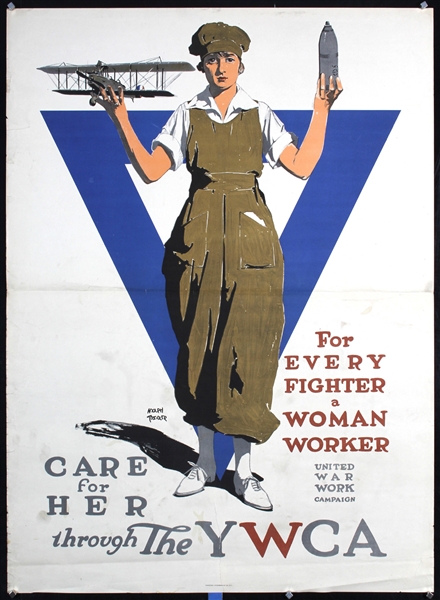 YWCA - For Every Fighter by Adolph Treidler. ca. 1918