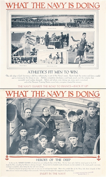 What the Navy is doing (7 Posters) by Anonymous. ca. 1917