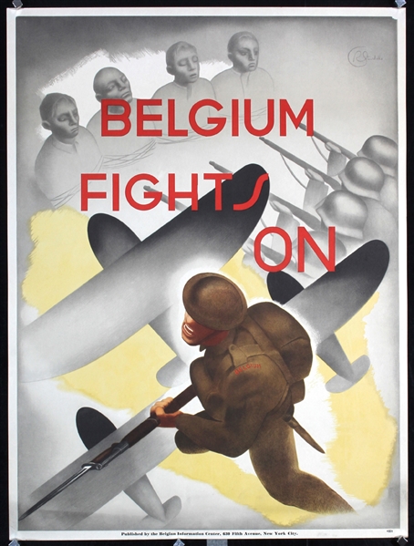 Belgium fights on by Sturbelle. ca. 1944