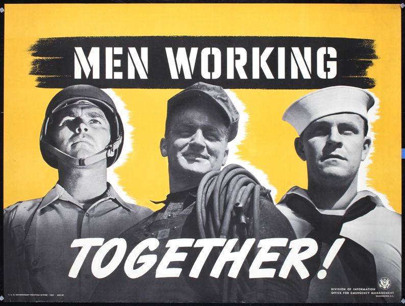Men Working Together by Anonymous. 1941