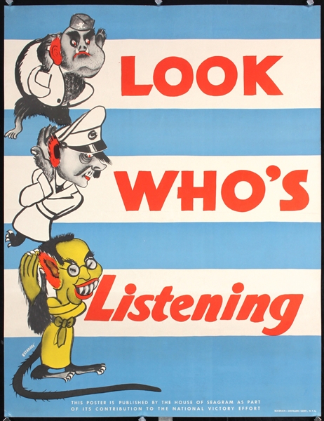 Look Whos Listening by Essargeé. ca. 1944