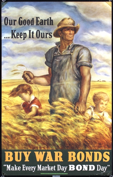 Our good earth - keep it ours by John Steuart Curry. 1942