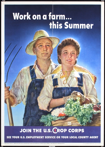 Work on a farm ... this summer by Douglas. 1943
