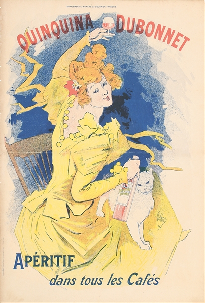 Quinquina Dubonnet (Courrier Francais) by Jules Cheret. 1896