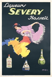 Liqueur Severy Hasselt by Berckmans. ca. 1928