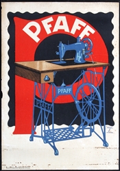 Pfaff Nähmaschine by Ludwig Hohlwein. 1907
