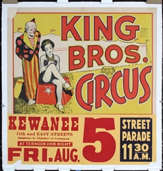 King Bros. Circus - Kewanee by Anonymous. ca. 1960