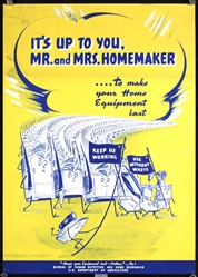 Its up to you Mr. and Mrs. Homemaker (10 Posters) by Anonymous. 1943