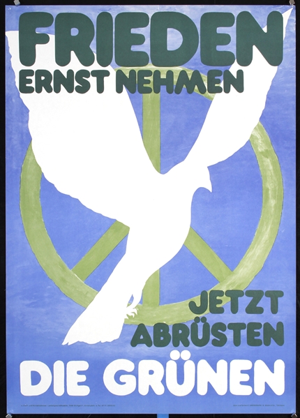 Die Grünen / Green Party (3 Posters) by Anonymous. ca. 1983