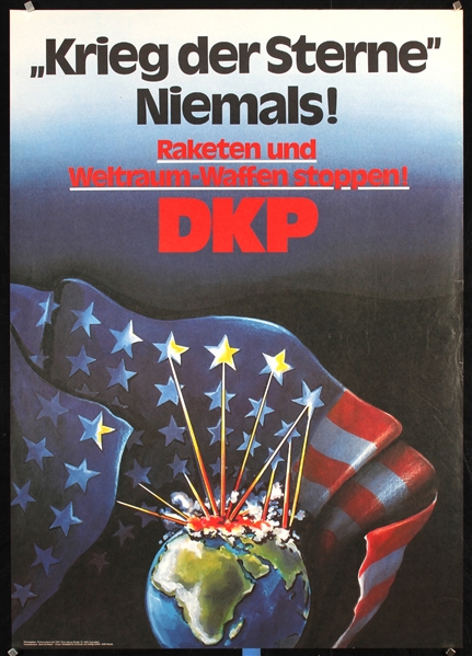 Krieg der Sterne - Niemals (3 Posters) by Various Artists. ca. 1985