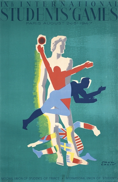 International Students Games by Paul Colin. 1947