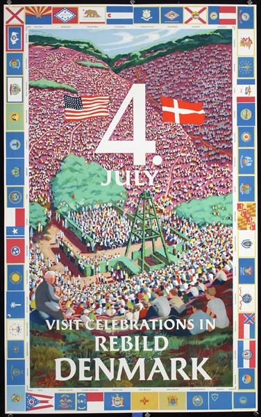 4. July - Visit Celebrations by Henry Thelander. 1953