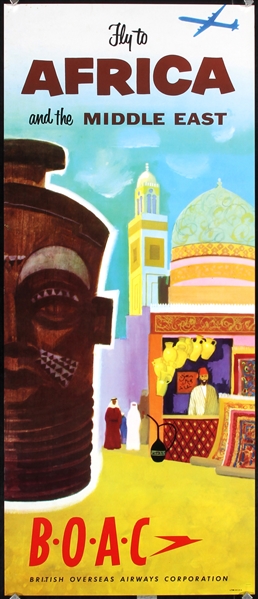 BOAC - Africa Middle East by Anonymous. ca. 1958