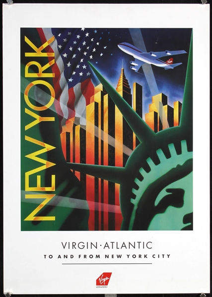 Virgin Atlantic - New York by Anonymous. ca. 1990