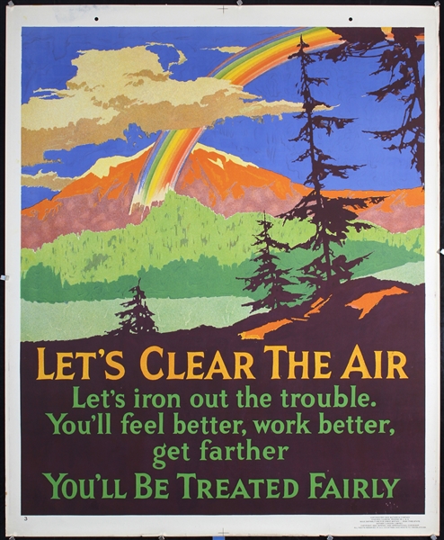 Lets Clear The Air. Work Incentive. 1929
