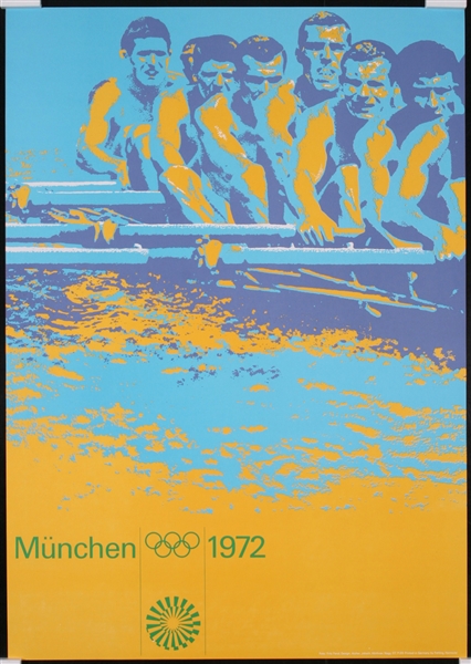 Olympic Games (Rowing) by Otl Aicher. 1972