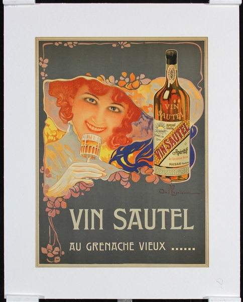 Vin Sautel by David Dellepiane. Ca. 1910