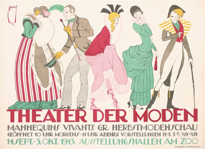 Theater der Moden by Ernst Deutsch. 1913