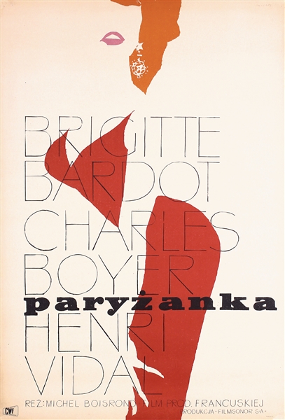 Paryzanka / La Parisienne by Waldemar Swierzy. 1958