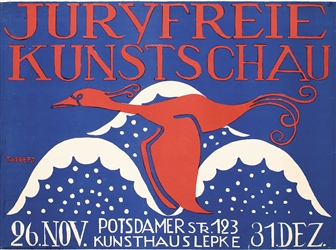 Juryfreie Kunstschau by Georg Wilhelm Tappert. ca. 1912