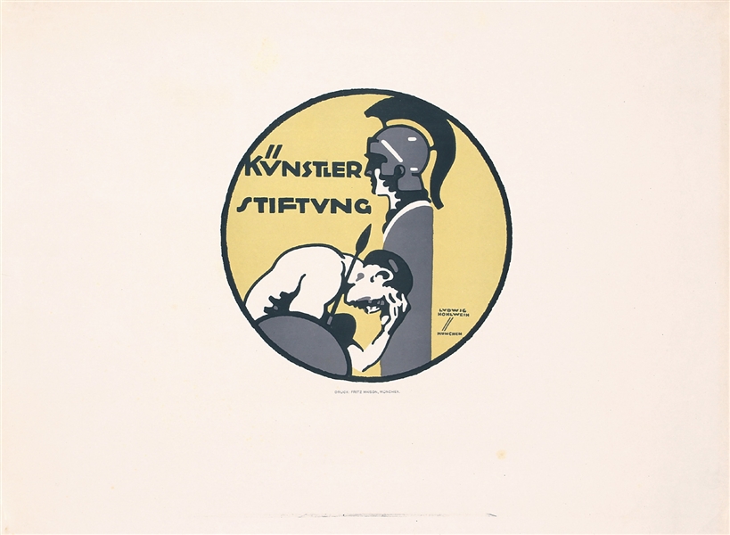 Künstler Stiftung by Ludwig Hohlwein. ca. 1915