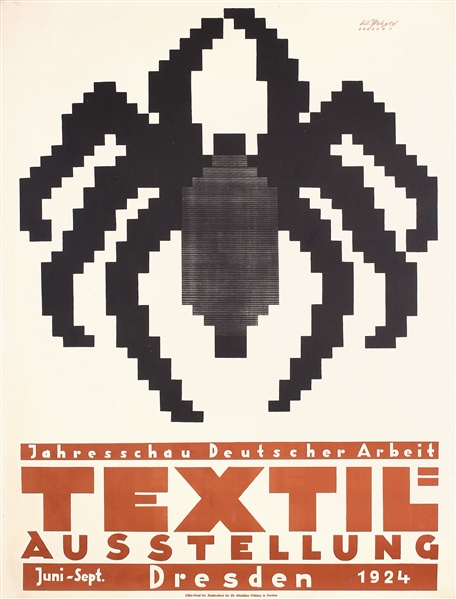 Textil-Ausstellung by Willy Petzold. 1924
