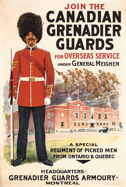 Join the Canadian Grenadier Guards by Anonymous. ca. 1914