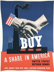 Buy A Share In America (Large Version) by John Atherton. 1941