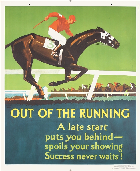 Out of the Running by Frank Beatty. 1929
