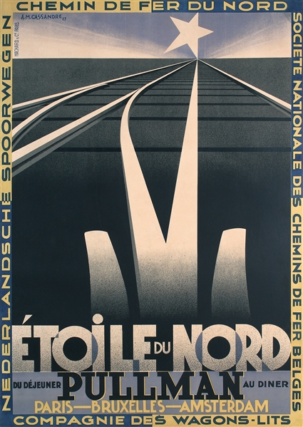Etoile du Nord by A.M. Cassandre. 1927