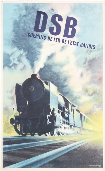DSB - Chemins de Fer de lEtat Danois by Aage Rasmussen. 1950