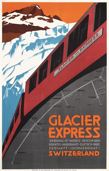 Glacier Express by Anonymous. ca. 1930