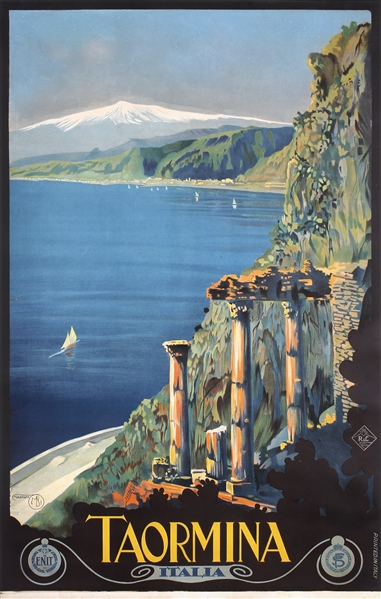 Taormina by Mario Borgoni. 1927