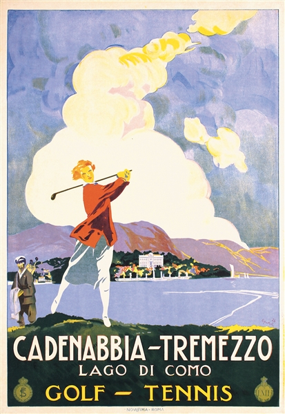 Cadenabbia - Tremezzo - Lago di Como by Livio Apolloni. 1926