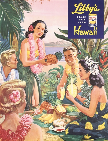 Libbys - Hawaii (Beach Party) by Lafferty. 1957