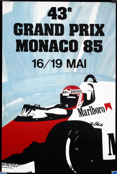 43e Grand Prix Monaco by Jacques Grognet. 1985
