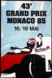 43e Grand Prix Monaco by Jacques Grognet. 1985