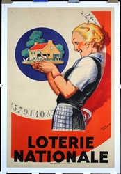 Loterie Nationale by Rene Vincent. ca. 1930