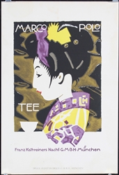 Marco Polo Tee (Plate) by Ludwig Hohlwein, 1926