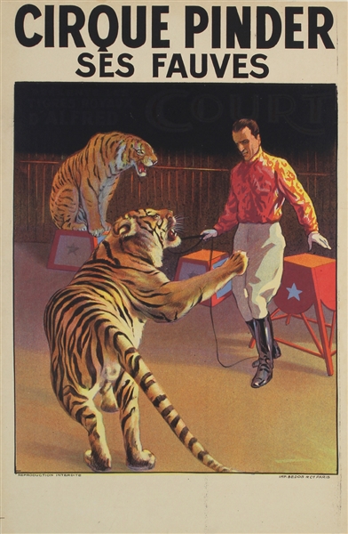 Cirque Pinder (Tiger), ca. 1950