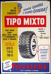 Firestone - Tipo Mixto (Tires), ca. 1948