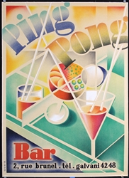 Ping Pong Bar by Anonymous, ca. 1960