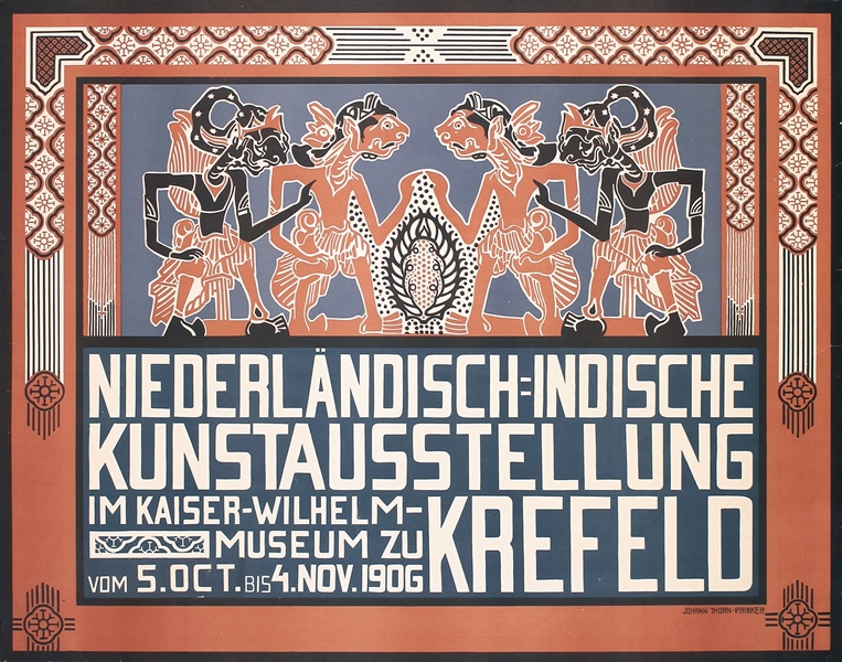 Nederländisch-Indische Kunstausstellung Krefeld by Johan Thorn-Prikker, 1906