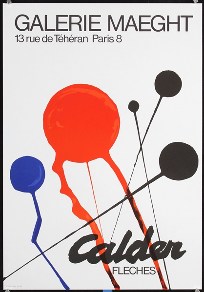 Galerie Maeght - Fleches by Alexander Calder, 1968