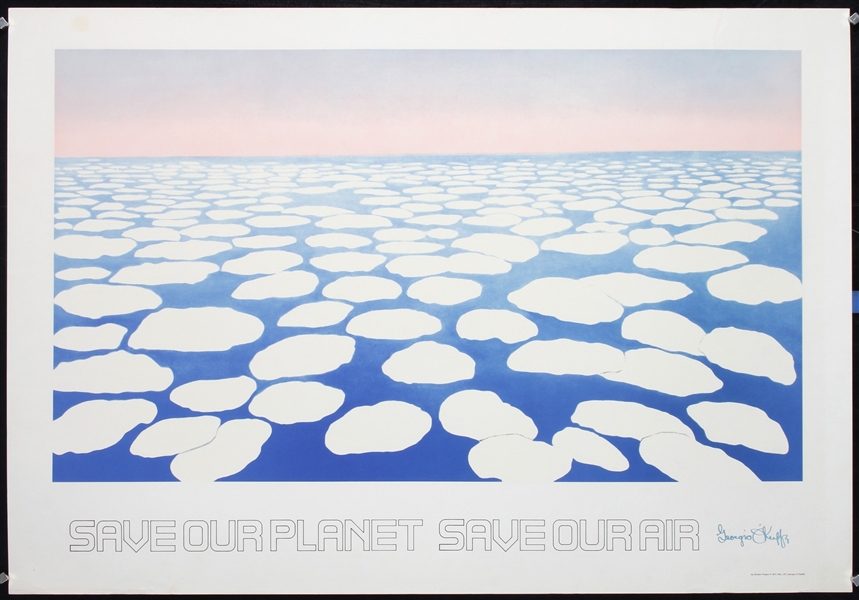 Save our Planet, Save our Air by Georgia OKeeffe, 1971